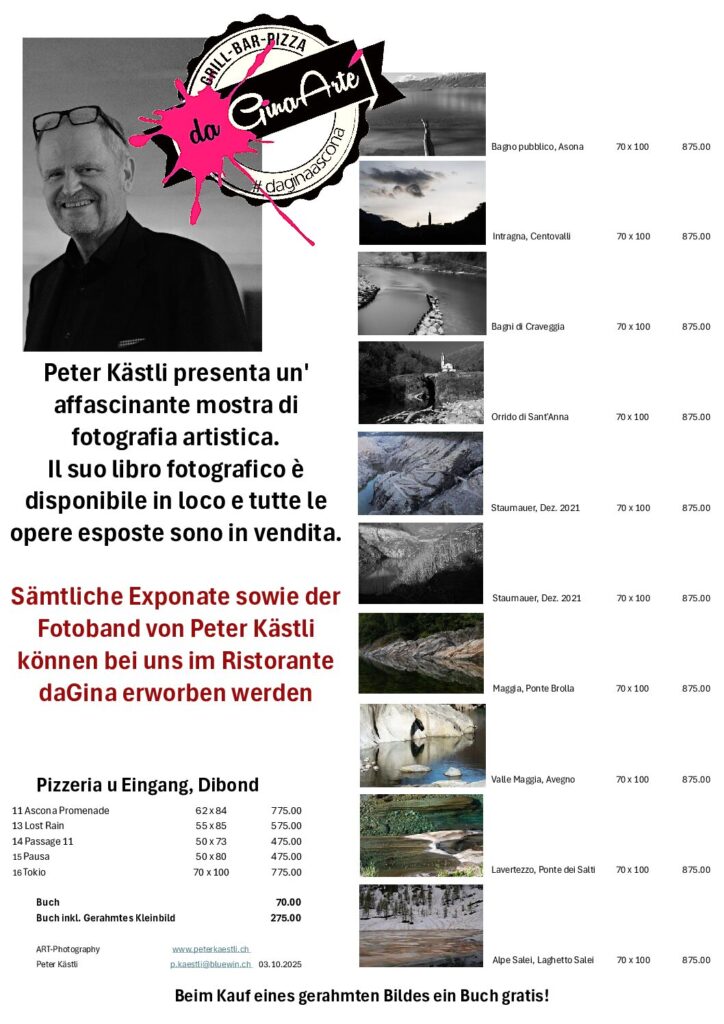 Preisliste Da Gina